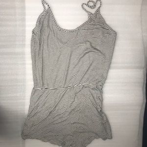 Striped romper